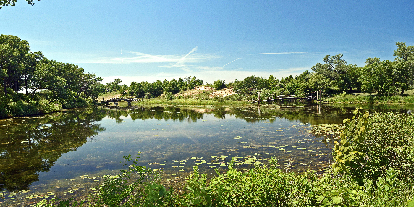 Marquette Park lagoons