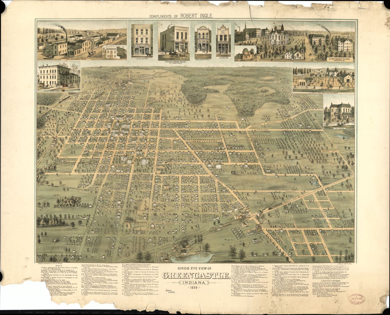 Greencastle Map Library of Congress