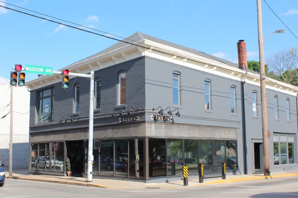 Formerly a law office, Revery's location in a rehabbed nineteenth-century commercial building in Greenwood provides a charming dining experience.