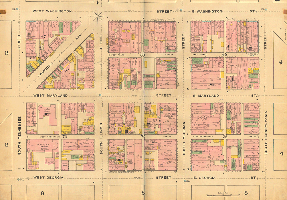 1887 Sanborn Indianapolis