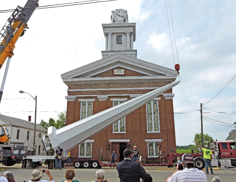 Second Baptist new steeple, New Albany
