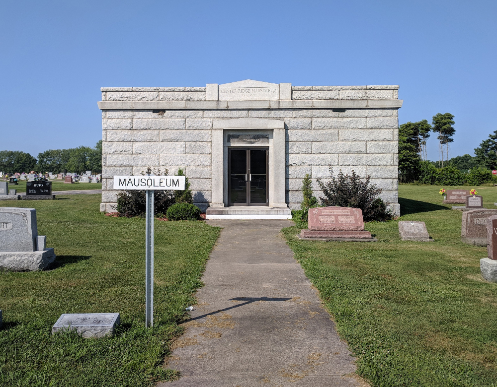 Center Ridge Cemetery Mausoleum, Sullivan
