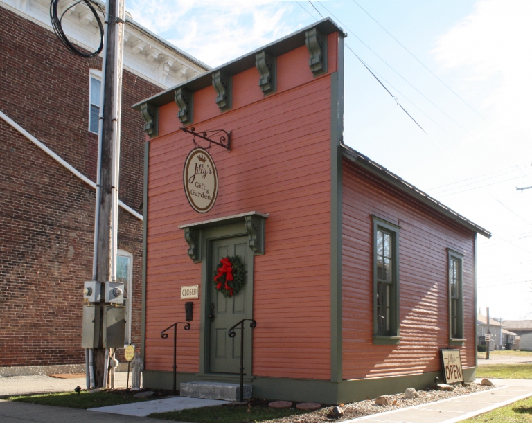 Tiny Building Finds its Forever Home in Cambridge City Indiana Landmarks