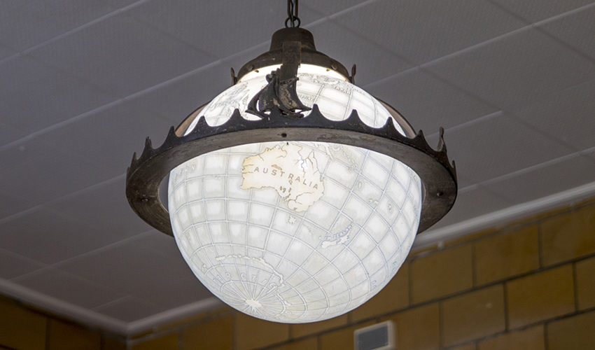 Indianapolis Naval Armory light fixture