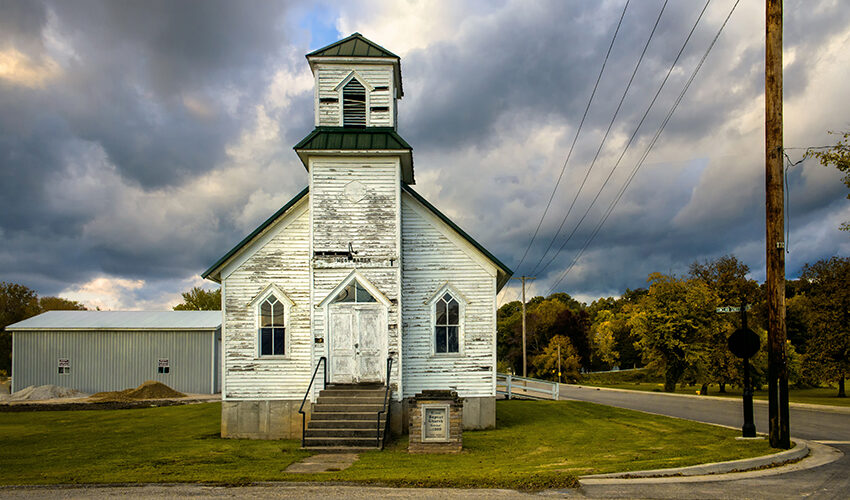 West Baden First Baptist Church by Jody Miller
