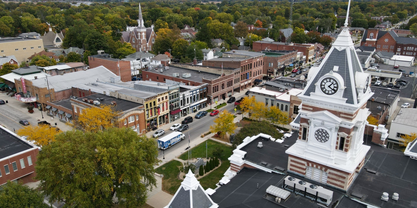 Downtown Franklin. Photo by Festival Country Indiana.
