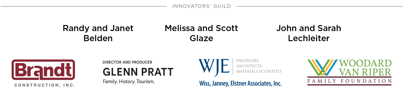 Innovators’ Guild – Brandt Construction, Glenn Pratt, WJE, Woodard Van Riper Family Foundation