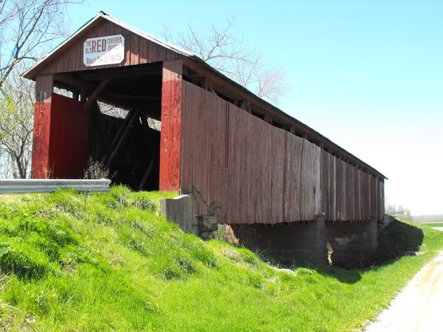 Old Red Covered Bridge, Gibson County